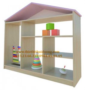 giá để đồ chơi và học liệu