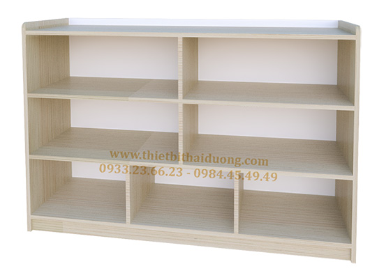 giá kệ đồ chơi mầm non bằng gỗ