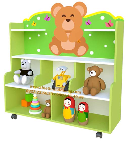B123-copy - Copy kệ đựng đồ chơi mầm non