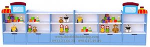 kệ gỗ mầm non