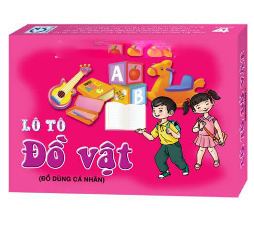 Lô tô đồ vật mầm non