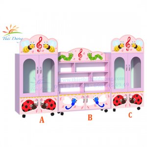 Tủ đồ dùng âm nhạc mầm non