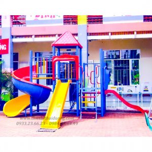 cầu trượt mầm non