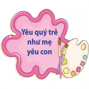 Bảng môi trường thân thiện mầm non