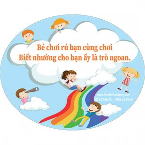 bảng lễ giáo mầm non