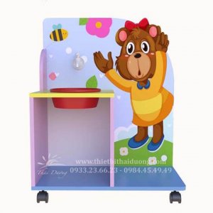 kệ tắm thau mầm non