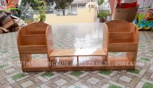 kệ thư viện mầm non