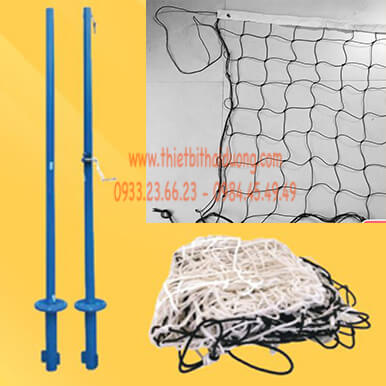 cột và lưới bóng chuyền
