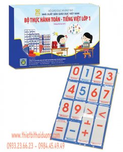 Bộ thiết bị dạy chữ số và so sánh số
