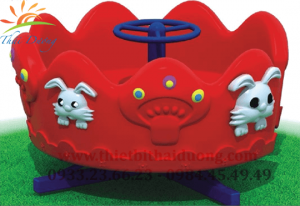 Mâm xoay mặt thỏ D247