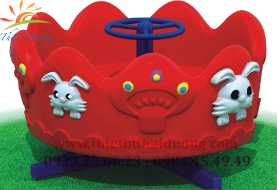 Mâm xoay mặt thỏ D247